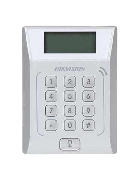 Comprar HIKVISION ACCESS CONTROL HIK-ACC-84 Terminal autónomo de accesos con teclado y pantalla LCD Hikvision Mifare. TCP/IP DS-