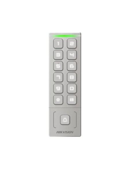 Comprar HIKVISION ACCESS CONTROL HIK-ACC-396 Terminal de Accesos Slim Compacto para tarjetas M1 Mifare y teclado DS-K1T809MX