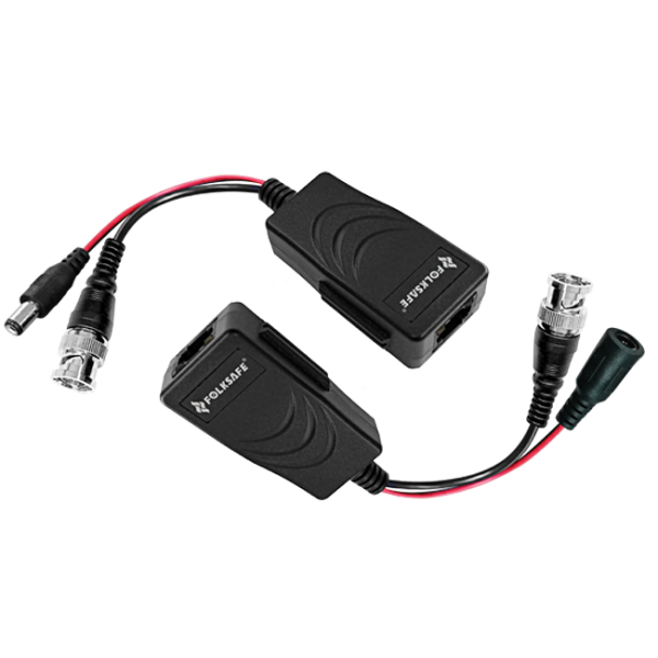 Kaufen FOLKSAFE FOLKSAFE-17 passiver Video-Transceiver (Balun) und spezielle Stromversorgung HD-TVI, AHD, CVI