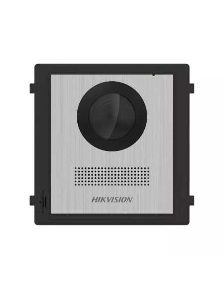Comprar HIKVISION INTERCOM HIK-INTERCOM-81 Unidad modular de calle videoportero 2 hilos Cámara 2MP Fisheye 2 relés 4CH alarma Hi