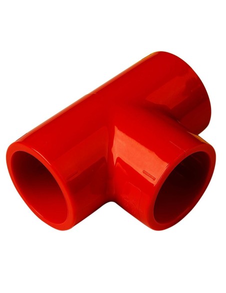 Kidde Kidde-379 9-10909 Union T para 27mm tubos de sistemas de sucção Color Red Aritech