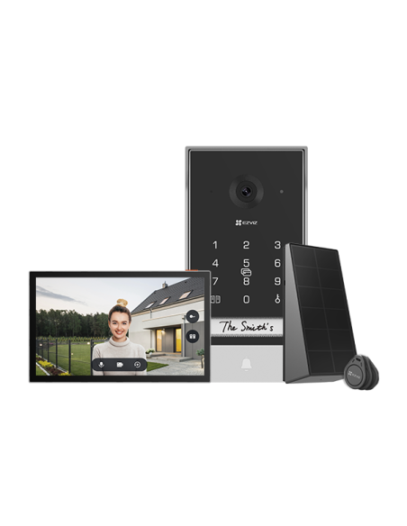 Kaufen EZVIZ EZVIZ-101 intelligenter Video-Türsprechanlagen für Zuhause mit Solarenergie, WLAN-Verbindung