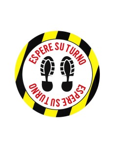 Comprar BYSECUR BYSECUR-221 Vinilo Circular Espere su Turno BSC20590