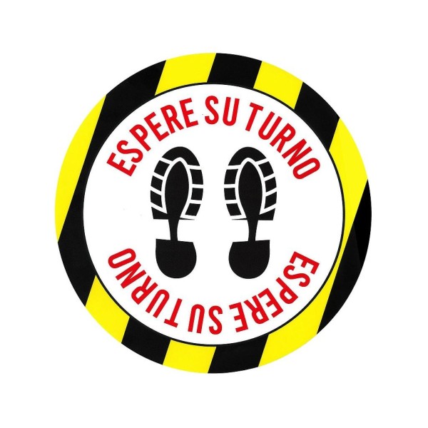 Comprar BYSECUR BYSECUR-221 Vinilo Circular Espere su Turno BSC20590