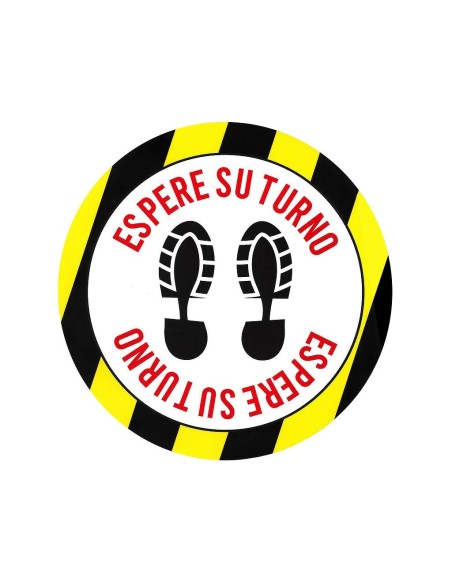 BYSECUR BYSECUR-221 BSC20590 vinil circular espera para o seu turno