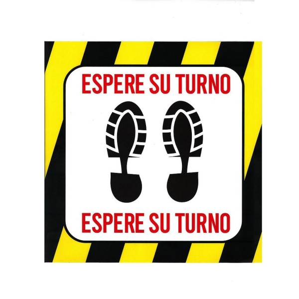 Comprar BYSECUR BYSECUR-222 Vinilo Cuadrado Espere su Turno BSC20589