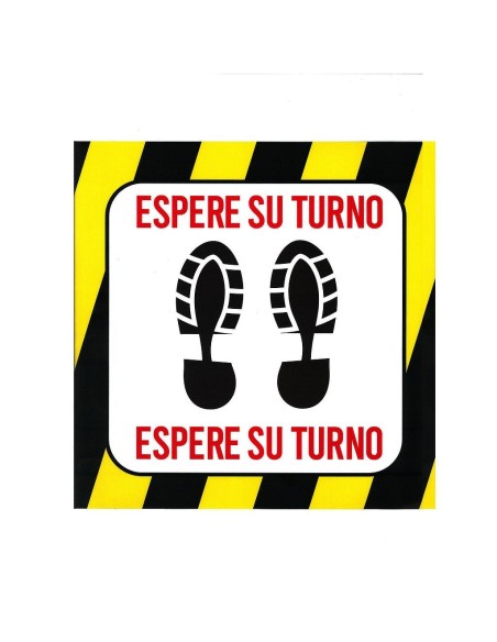 Comprar BYSECUR BYSECUR-222 Vinilo Cuadrado Espere su Turno BSC20589