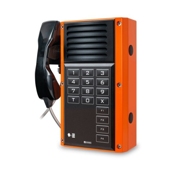 Commend-1390214-C-EE7504DDCSH-(C-EE7504DDCSH) COMMEND ESTACION INDUSTRIAL CON TECLADO COMPLETO, 4 BOTONES DE FUNCION, ALTAVOZ IN