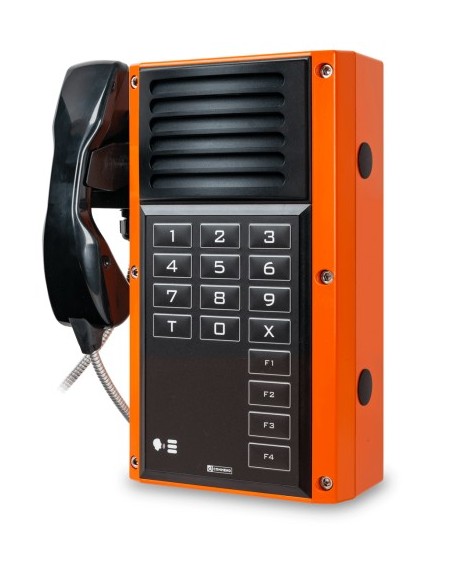 Commend-1390214-C-EE7504DDCSH- (C-EE7504DDCSH) Comeend estação industrial com teclado completo, 4 botões de função, alto-falante