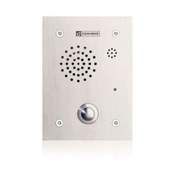 Commend-1376663-C-EF862A- (C-EF862A) Comeend Digital Anti-Vandal Station com um botão de chamada