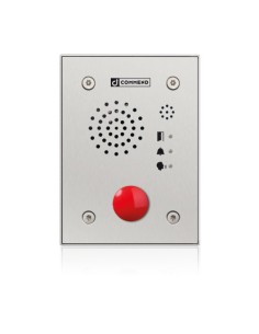 Commend-1362333-Y-IB-AP962HTP-S-(Y-IB-AP962HTP-S) COMMEND C-EF962H INTERFONO ANTIVANDALICO HÍBRIDO IOIP/SIP, 1 BOTÓN DE LLAMADA 