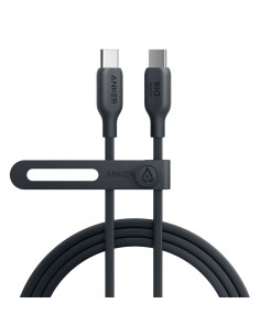 ANKER-ANK-543-USBC-USBC-180-B-Anker - Cable USB2.0 - USB-C a USB-C - Cable de Bio-Nylon trenzado - Longitud 1.8m - Color negro |