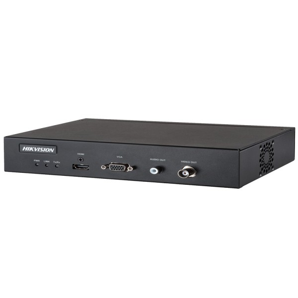 Hikvision-DS-6901udi (B) -Decoder Hikvision - 16 canais - resolução máxima 24 MPX - 1 saída HDMI 4K | 1 saída VGA | 1 SA