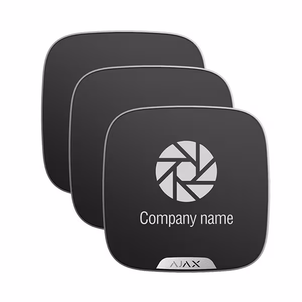 Comprar AJAX 10XAJ-BRANDPLATES-B Pack 10 cubiertas personalizables para sirena exterior - Personalizable sin coste adicional en 