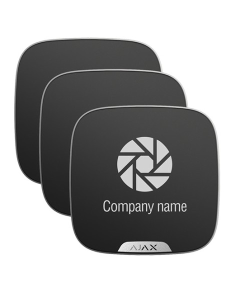 Acheter AJAX 10XAJ-BRANDPLATES-B Pack de 10 couvercles personnalisables pour sirène extérieure - Personnalisable sans coût suppl