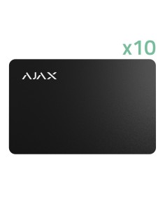 Ajax 10XAJ-PASS-B Cartão de acesso sem contato - Mifare Defire® Technology - Compatível com teclado mais e teclado touchscreen 