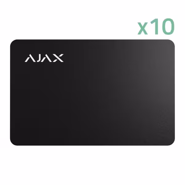 Comprar AJAX 10XAJ-PASS-B Pack de 10 tarjetas de acceso sin contacto - Tecnología Mifare DESFire® - Compatible con KeyPad Plus, 