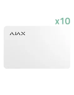 Comprar AJAX 10XAJ-PASS-W Pack de 10 tarjetas de acceso sin contacto - Tecnología Mifare DESFire® - Compatible con KeyPad Plus, 