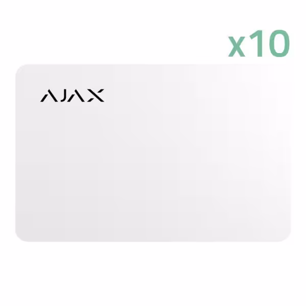 Acquistare AJAX 10XAJ-PASS-W scheda di accesso contactless - Tecnologia Mifare DESFire® - Compatibile con KeyPad Plus e KeyPad T