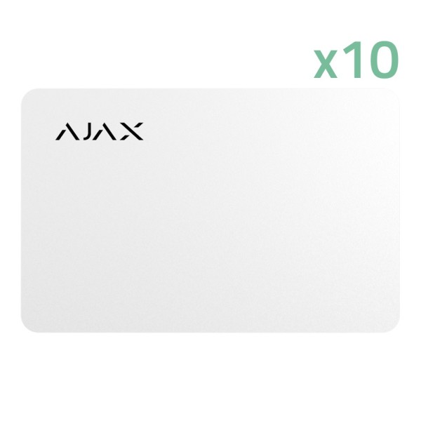 Acheter AJAX 10XAJ-PASS-W Carte d’accès sans contact - Technologie Mifare DESFire® - Compatible avec KeyPad Plus et KeyPad Touc