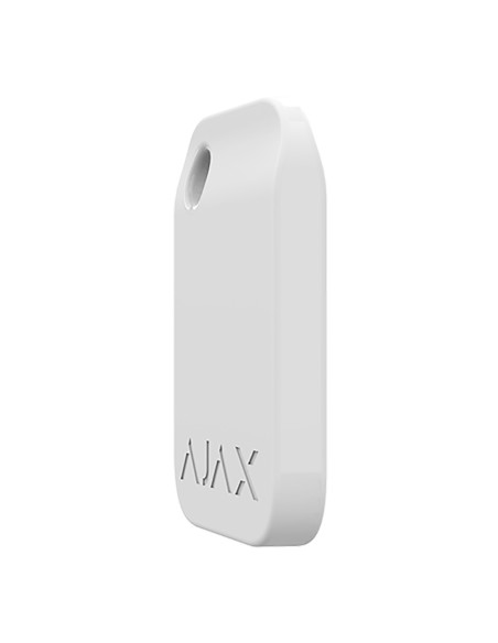 AJAX 10XAJ-Tag-W Chaveiro de acesso sem contato - 10 unidades - Mifare Defire® Technology - Compatível com teclado mais e teclad