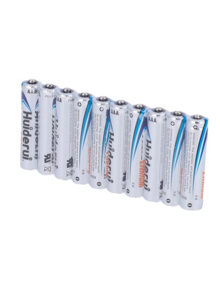 Comprar OEM 10XBATT-AAA-FR03 Pack de 10x pilas AAA / FR03 / 24LF - Safire - Litio Li-FeS2 no recargable - Tensión 1.5V - Capacid