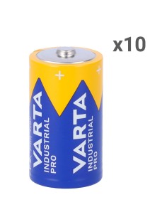 Acquista MASTER BATTERY 10XBATT-LR20-F Varta - Pila alcalina LR20 - Confezione da 10 unità - Tensione 1,5 V - Capacità nominale 