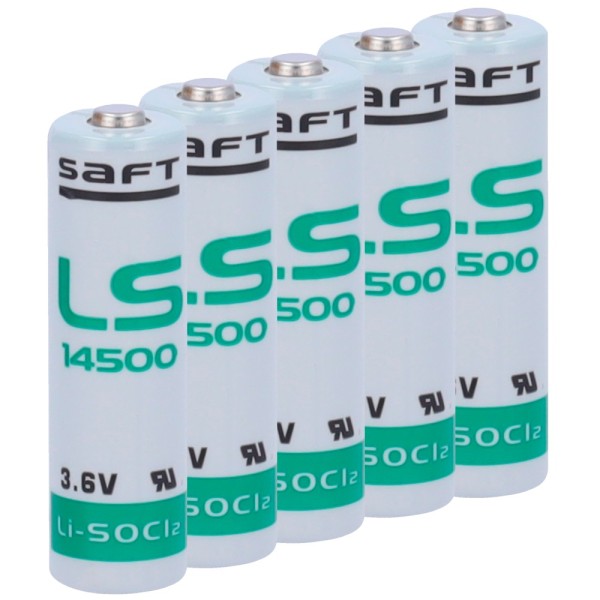 Comprar UPOWER 10XBATT-LS14500-S Pack de 10x pilas AA / LS14500 - Saft - Litio Li-SOCl2 no recargable - Tensión 3.6V - Capacidad