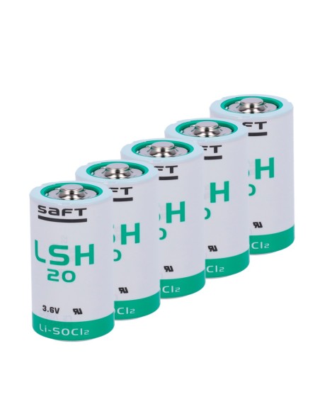 OEM 10xBatt-LSH20-S SAFT - Pack de baterias LSH20 - Tensão 3.6 V - Lítio / 10 unidades - Capacidade nominal 13000 mAh - Compatív