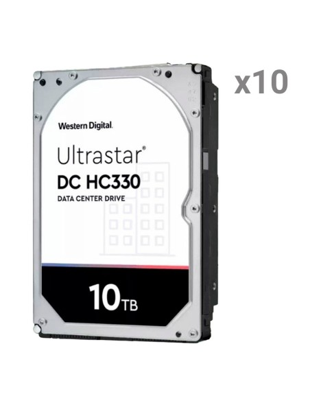Western Digital 10xHD10TB-Enterprise Pack Disco Discotas Dígitos Empresa Digital Ocidental - 10 unidades - Capacidade 10 TB cada