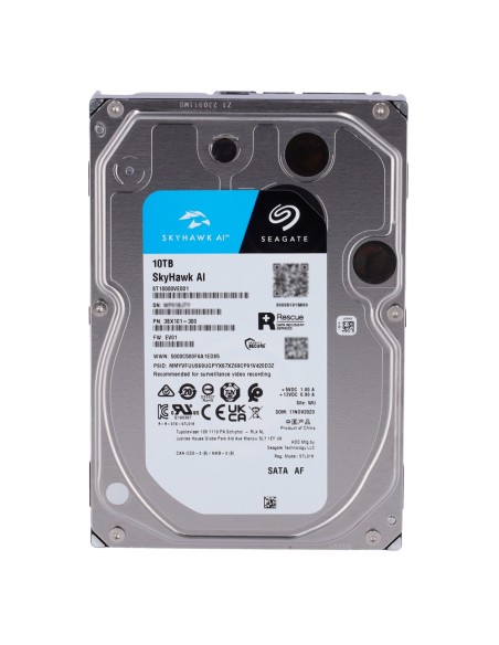 Acheter SEAGATE 10XHD10TB-S-AI Pack de disques durs Seagate - 10 unités - Capacité 10 To - Modèle Skyhawk AI ST10000VE001 - I