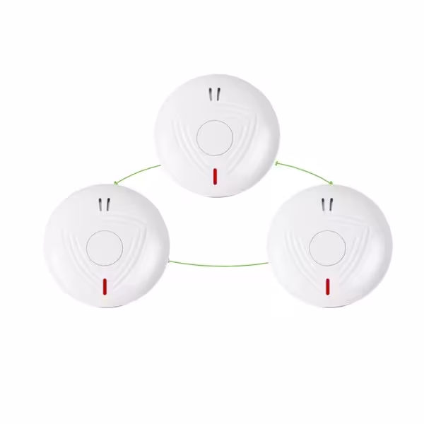 Acheter ANKA 3XANKA-762SI 3 détecteurs de fumée autonomes interconnectés - Permet de connecter plusieurs détecteurs par RF - Dur