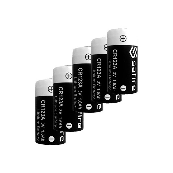 Acheter OEM 50XBATT-CR123A Safire - Pack de piles CR123A - 50 unités - Tension 3,0 V - Lithium - Capacité nominale 1600 mAh - Co