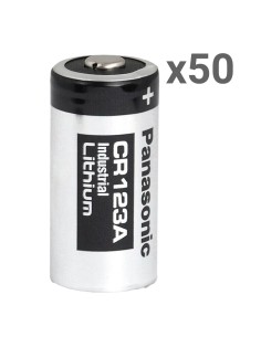 Comprar OEM 50XBATT-CR123A-P Panasonic - Pila Litio CR1123A - Pack de 50 unidades - Voltaje 3.0 V - Capacidad nominal 1550 mAh -