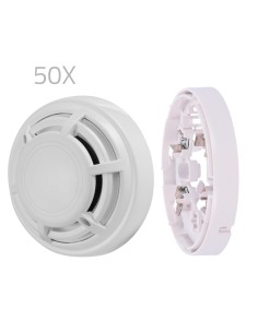 Comprar DMTECH 50XKIT-DMT-HEAT Kit 50 detectores térmicos y bases DMTech - Detector convencional termovelocimétrico - Certificad