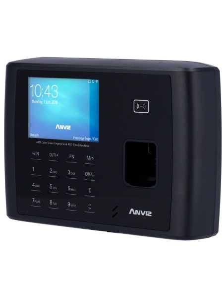 ANVIZ A350-BT-WIFI Controle de presença - Pegada, cartão EM / MF e PIN - 3.000 usuários | 100.000 registros - TCP / IP, Wi-Fi, B