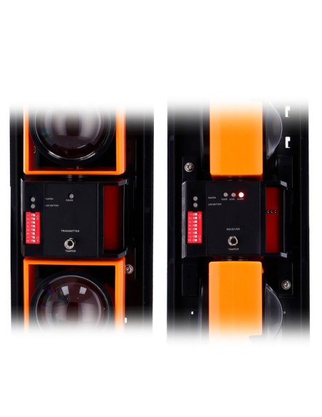 Detector de barreira de infravermelho OEM ABH-100W - compatível com transmissor ou portaProtect Ajax - Wireless | 4 feixes | Fun