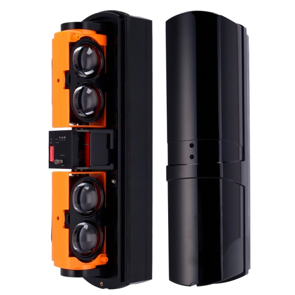 Detector de barreira de infravermelho OEM ABH-200W - Compatível com transmissor ou portaProtect Ajax - Wireless | 4 feixes | Fun