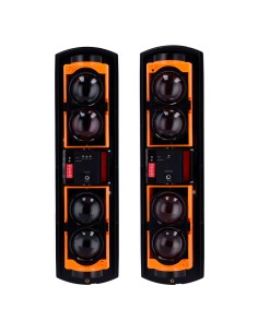 Detector de barreira de infravermelho OEM ABH-200W - Compatível com transmissor ou portaProtect Ajax - Wireless | 4 feixes | Fun 2