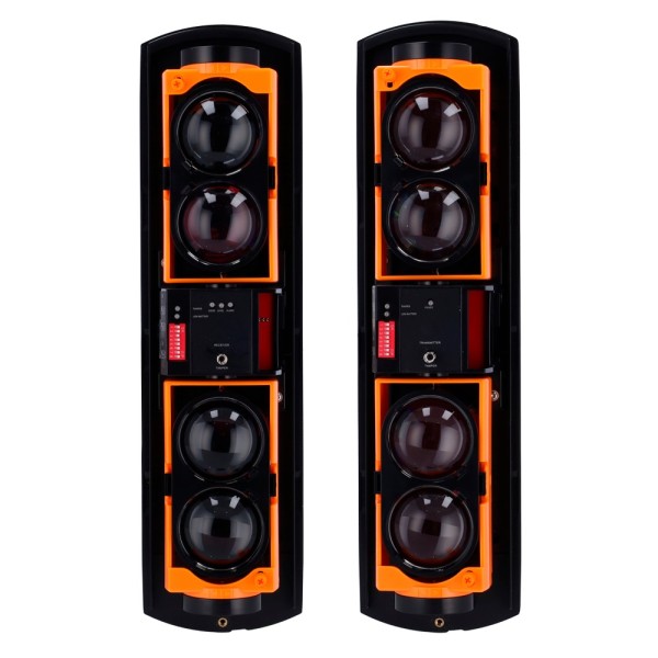 Acheter OEM ABH-200W Détecteur de barrière infrarouge - Compatible avec Transmitter ou DoorProtect Ajax - Sans fil | 4 faisceaux