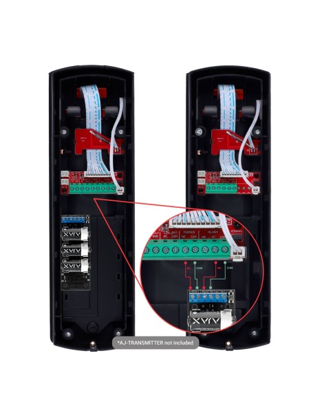 Comprar OEM ABH-200W Detector de barrera por infrarrojos - Compatible con Transmitter o DoorProtect Ajax - Inalámbrico | 4 haces