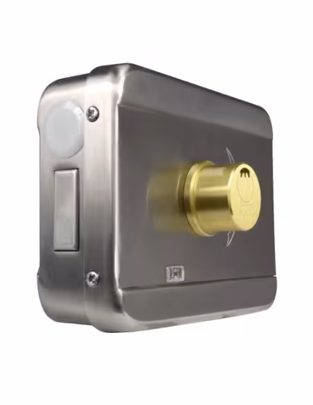 Comprar OEM ABK-703B-S Cerradura de superficie electromecánica - Modo apertura Fail Secure (NO) - Apta para instalación sin caje