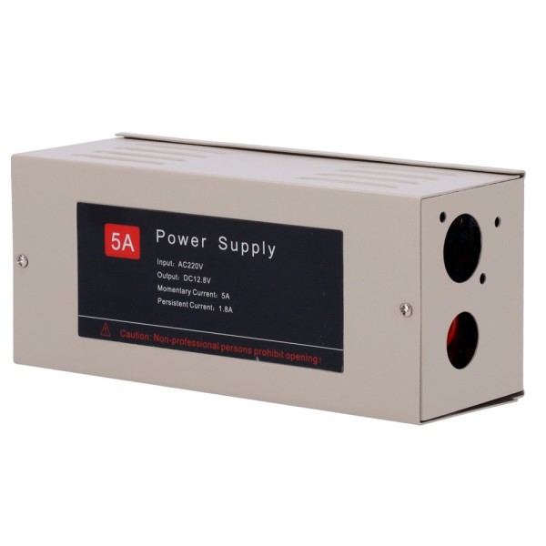 OEM Alimentador AC-12DC2A para Controle de Acesso - Configurável No / NC - Saída DC 12.8V / 1.8A - Caixa de metal com bloqueio -