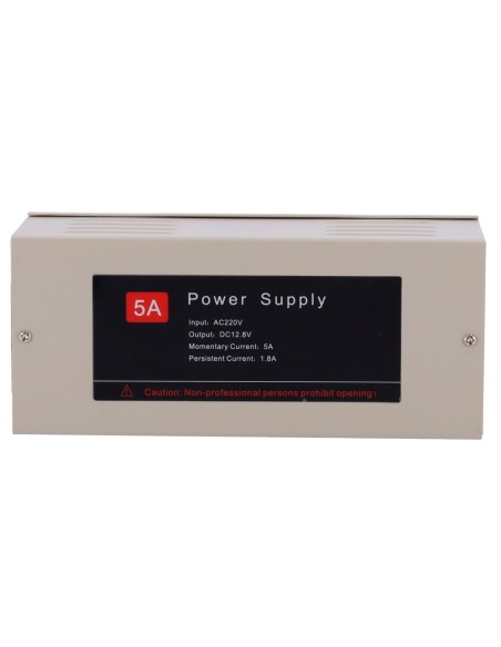 OEM Alimentador AC-12DC2A para Controle de Acesso - Configurável No / NC - Saída DC 12.8V / 1.8A - Caixa de metal com bloqueio -