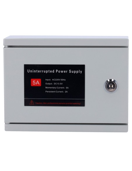 Comprar OEM AC-12DC2A-BAT Alimentador para control de acceso - Configurable NO/NC - Salida DC 13.5V / 2A - Caja de metal con cer