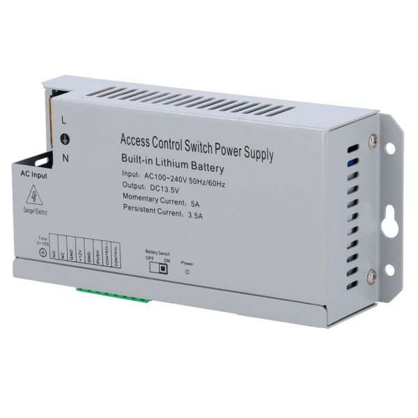 Comprar OEM AC-12DC3A-BAT Alimentador para control de acceso - Configurable NO/NC - Salida DC 13.5V / 3.5A - Sin caja - Batería 