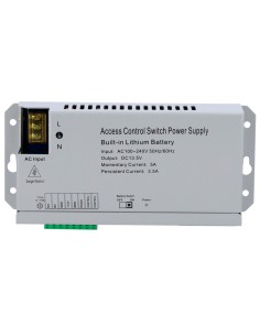 Comprar OEM AC-12DC3A-BAT Alimentador para control de acceso - Configurable NO/NC - Salida DC 13.5V / 3.5A - Sin caja - Batería  2