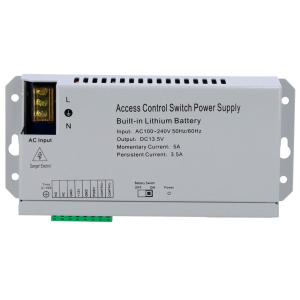 Comprar OEM AC-12DC3A-BAT Alimentador para control de acceso - Configurable NO/NC - Salida DC 13.5V / 3.5A - Sin caja - Batería 