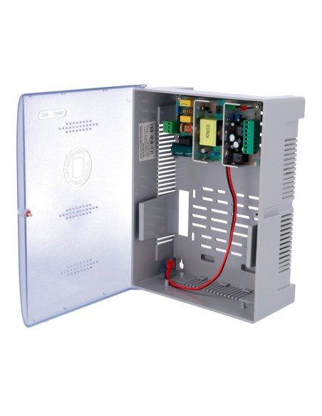 Alimentador OEM AC-12DC5A-BAT17AH-P para Controle de Acesso - Configurável No / NC - Saída DC 12.5-13.8V / 5a - caixa de plástic