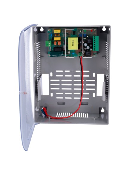 Kaufen OEM AC-12DC5A-BAT17AH-P Netzteil für Zutrittskontrolle – konfigurierbar NO/NC – DC-Ausgang 12.5-13.8V / 5A / 60W – Gehäus